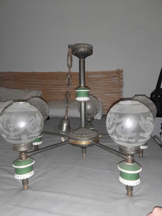 Belíssimo candeeiro de teto vintage