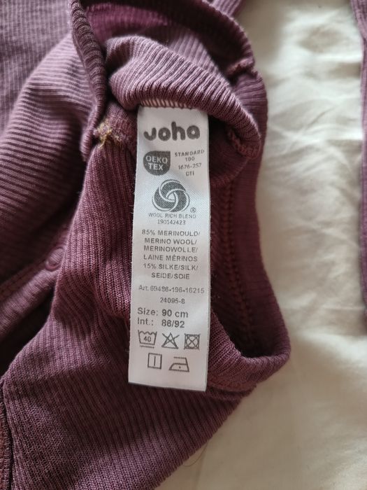 Body merino jedwab Joha 90cm