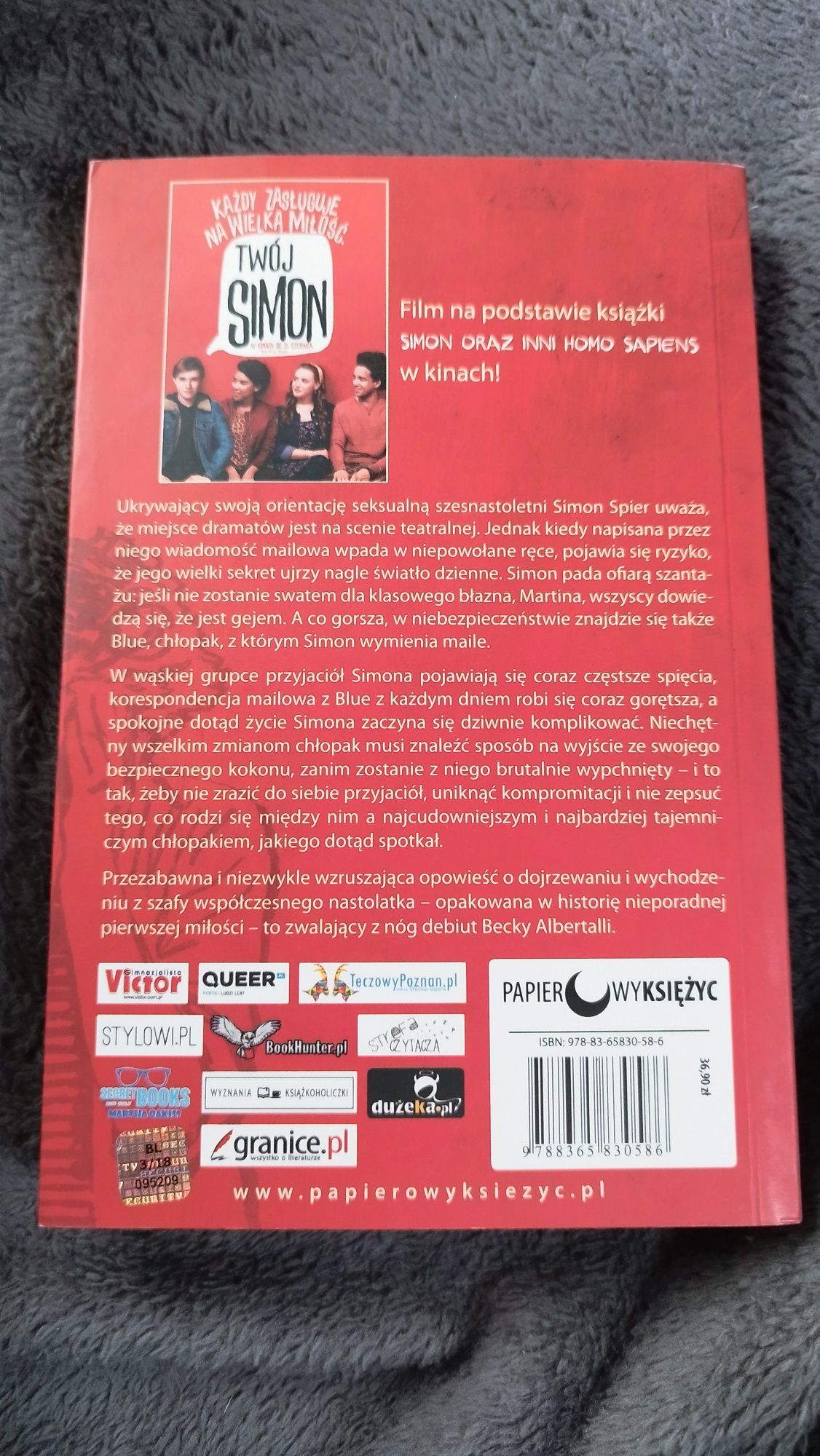 Książka "Simon oraz inni homo sapiens"