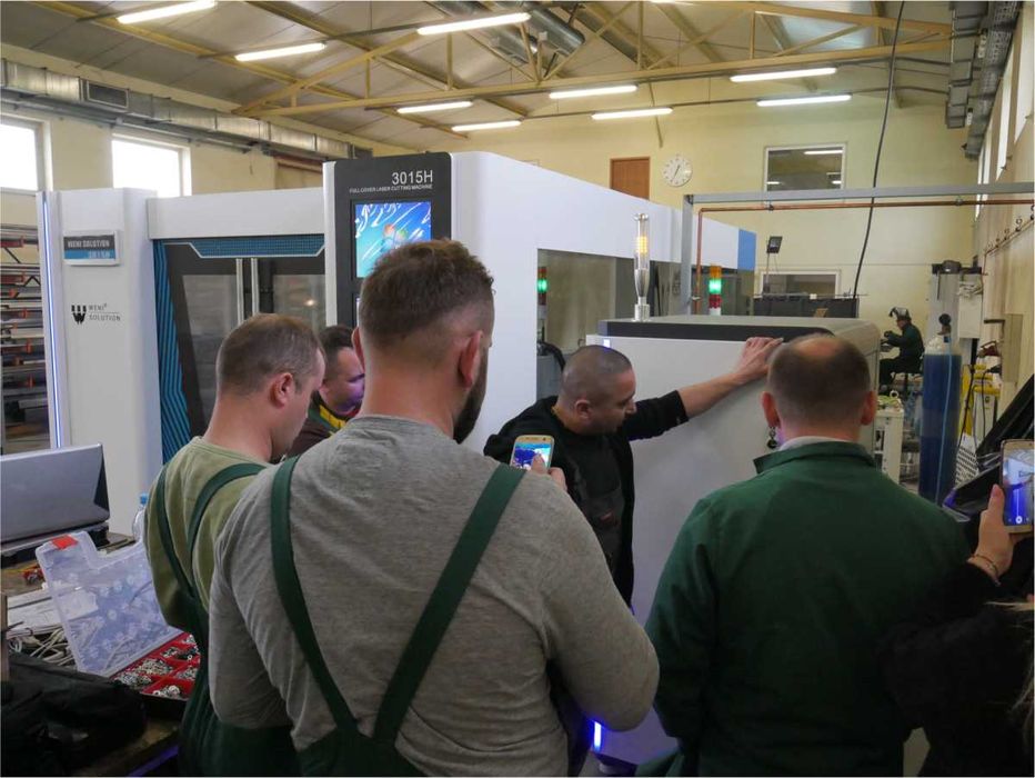 Fiber Laser wycinarka laserowa ploter CNC Weni 3015H 6kW POLSKI SERWIS