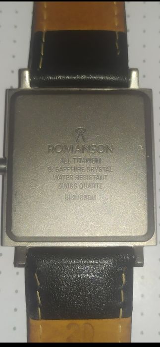 Часы ROMANSON titanium.