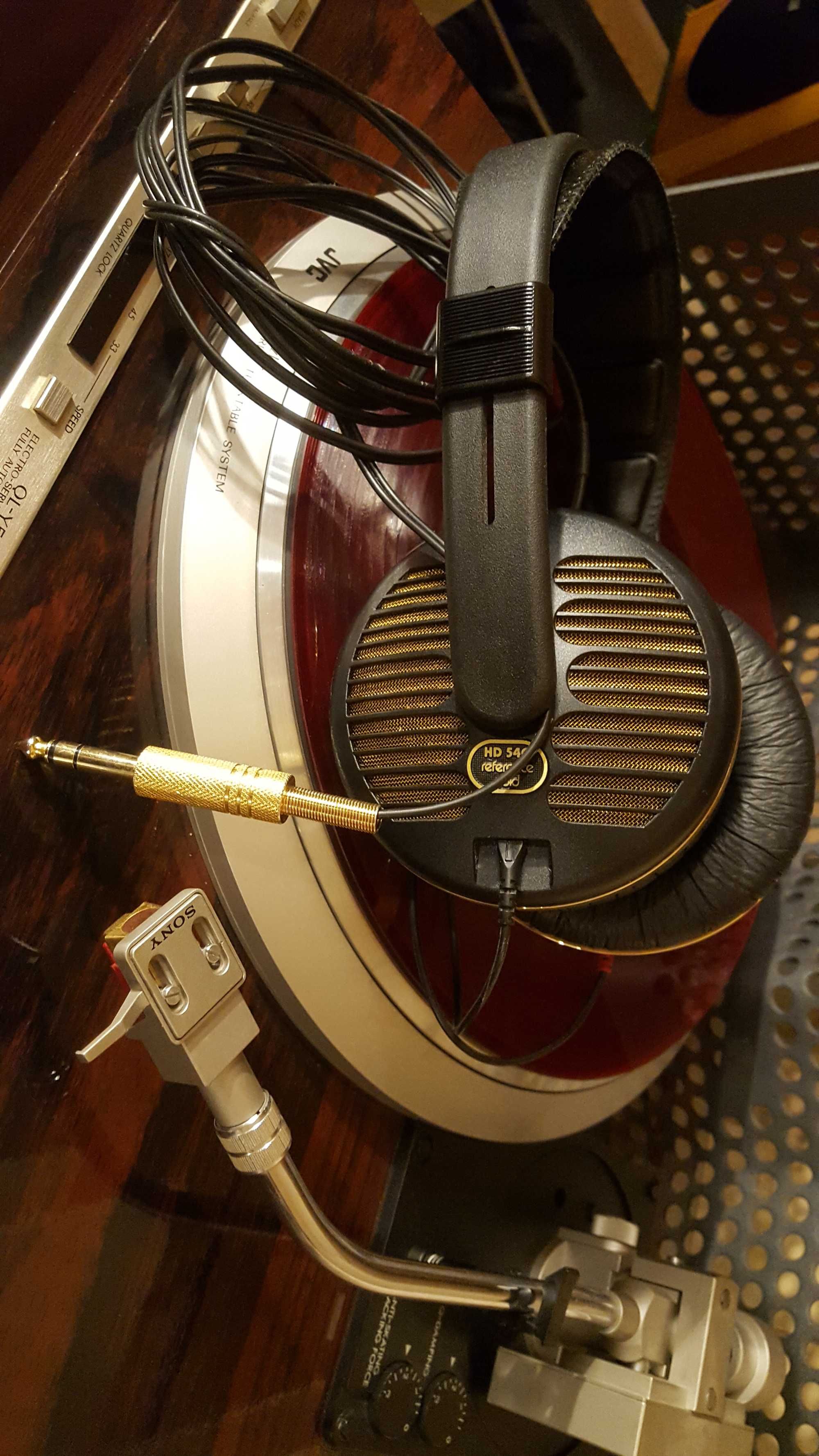 słuchawki audio sennhaiser 540 hd reference gold