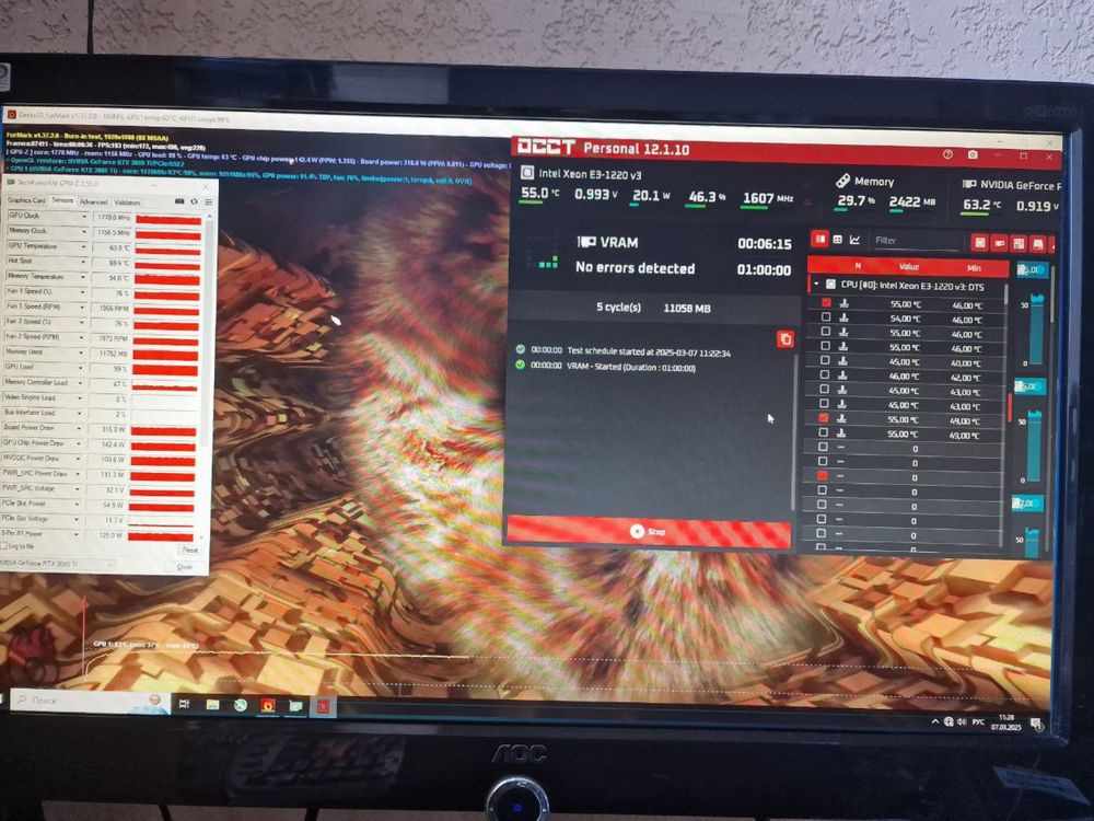 Відеокарта ASUS TUF Gaming RTX 3080TI 12Gb GDDR6X 320bit KLAVAcomp