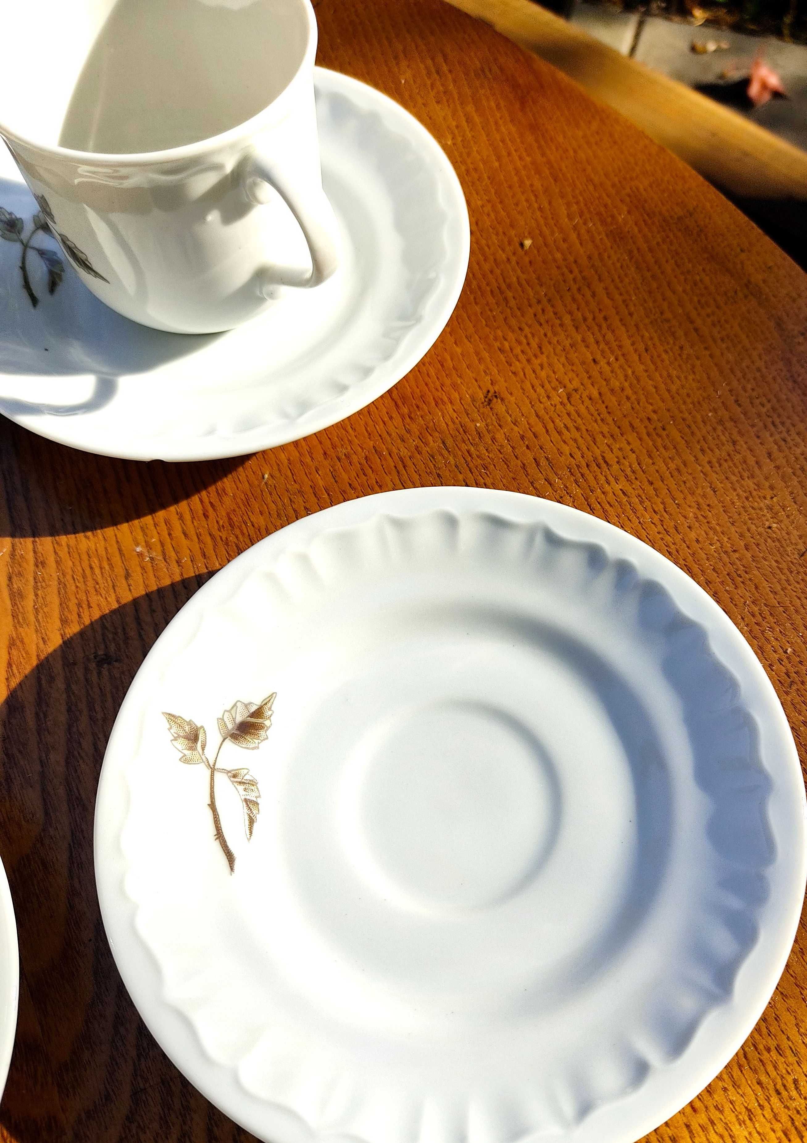 porcelana filiżanki do kawy herbaty Bogucice stare na 10 osób