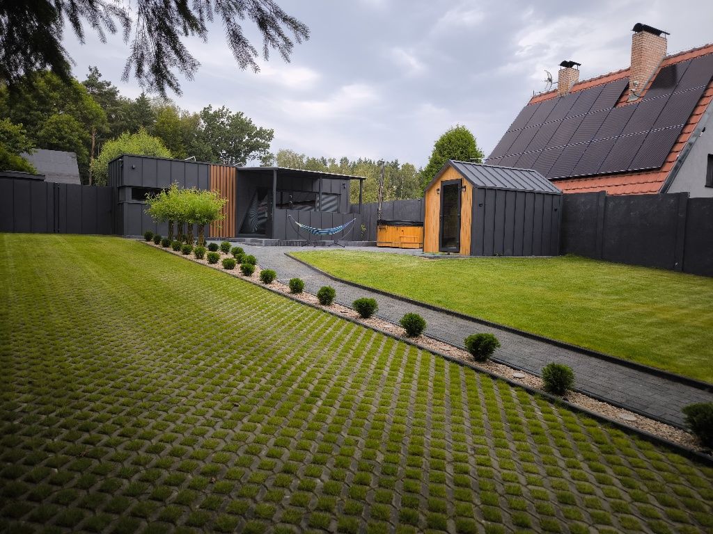 Dom z prywatną sauna i jacuzzi, luksusowy dom nad jeziorem, jacuzzi