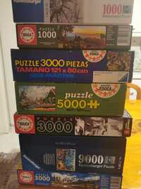 Puzzles de 1000/9000 peças