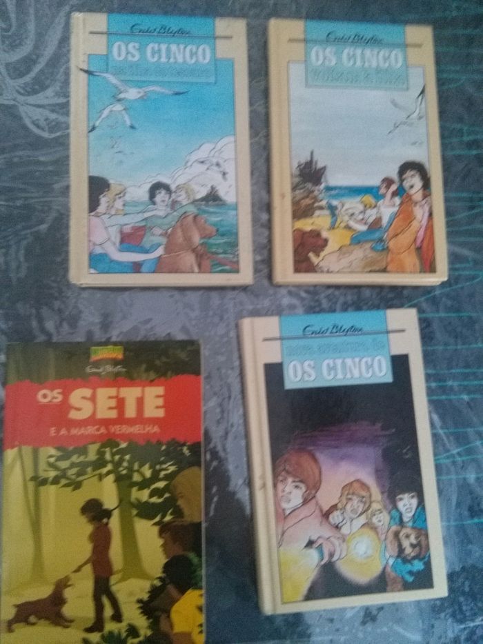 Livros Infanto-juvenis Variados e DVD Cinco e Sete