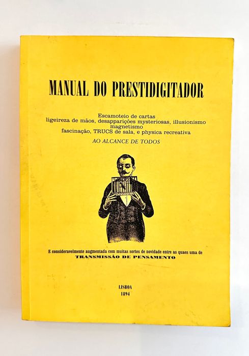 Manual do prestidigitador - Livro magia (fac-simile)