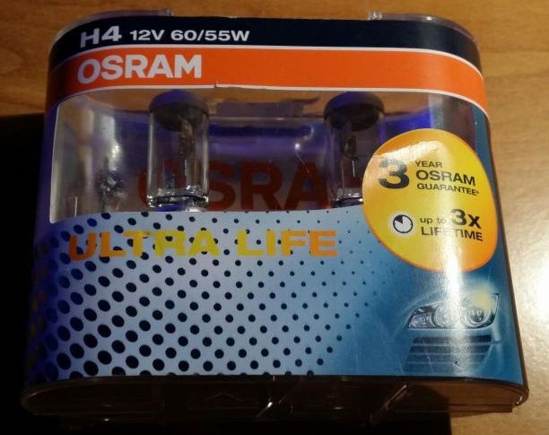 Żarówki H4 Osram Ultra Life nowe