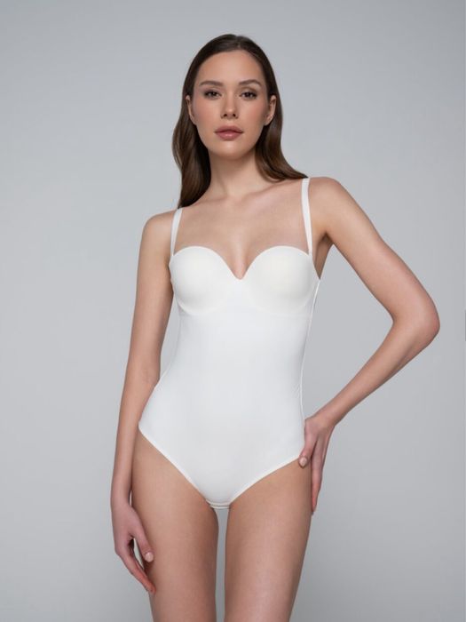 Білий боді з утяжкою без пуш-апу