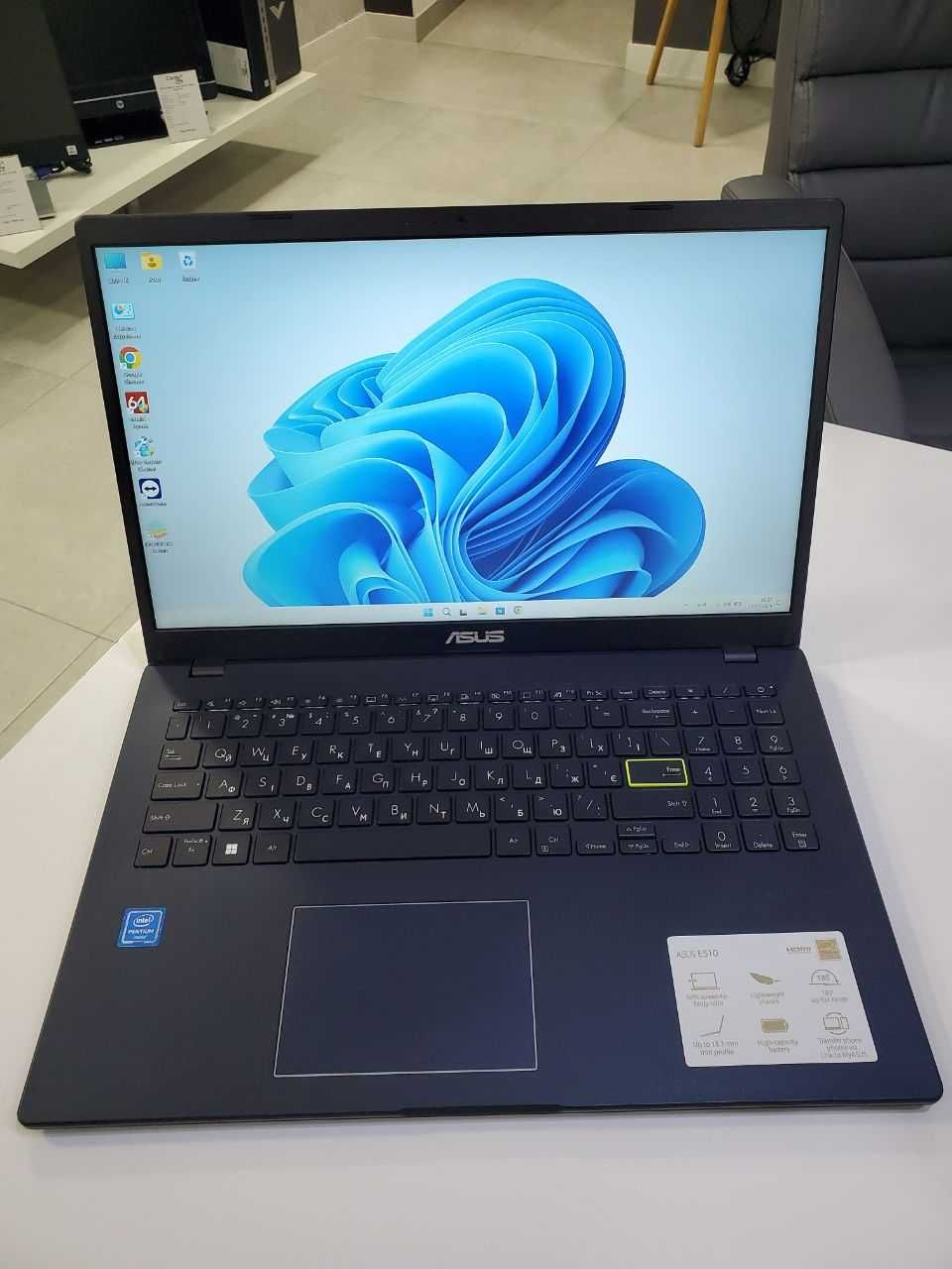 Ноутбук ASUS VivoBook Intel Pentium N5030/4gb/128GB SSD/Win11