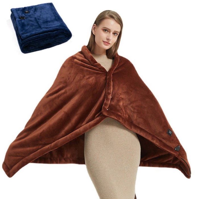 Електроковдра з Підігрівом від USB Теплий Плед від Power Bank