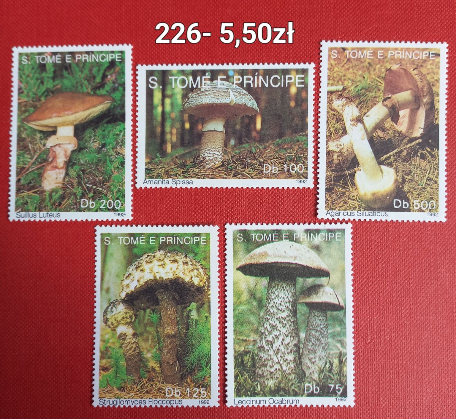 Znaczki pocztowe- flora/grzyby 10