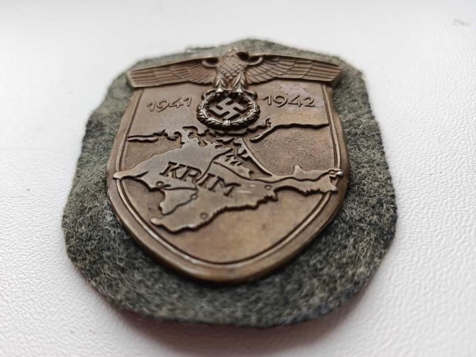 Наградной шеврон Крымский Щит Знак Вермахт 1942 Германия
