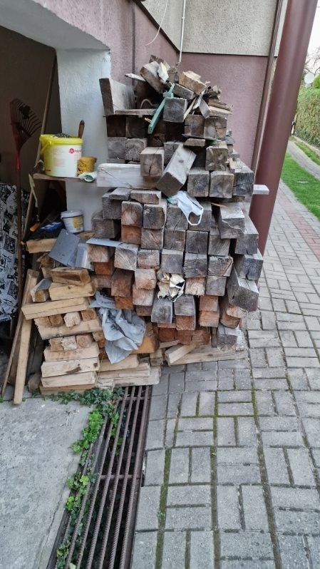 Drewno opałowe sezonowane,pocięte w klocki