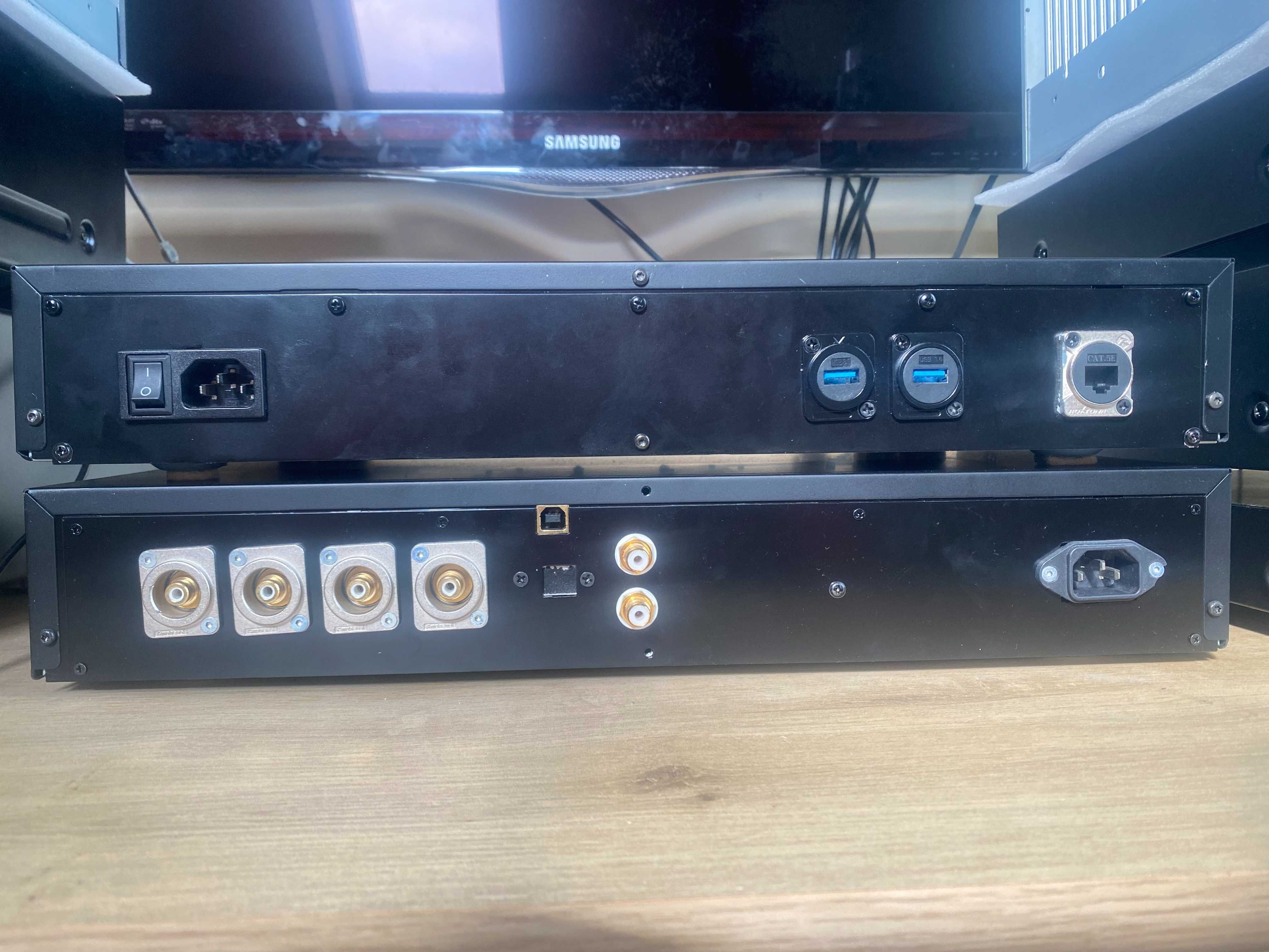 Streamer odtwarzacz sieciowy DAC X AK4399 Tinkerboard VFD Emotiva