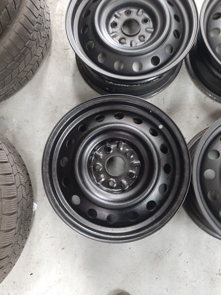 Oryginalne Felgi Stalowe TOYOTA R16 5x114.3 6.5J ET39 Idealne !