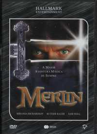 Dvd Merlin - fantástico- Sam Neill/ Rutger Hauer - série de tv