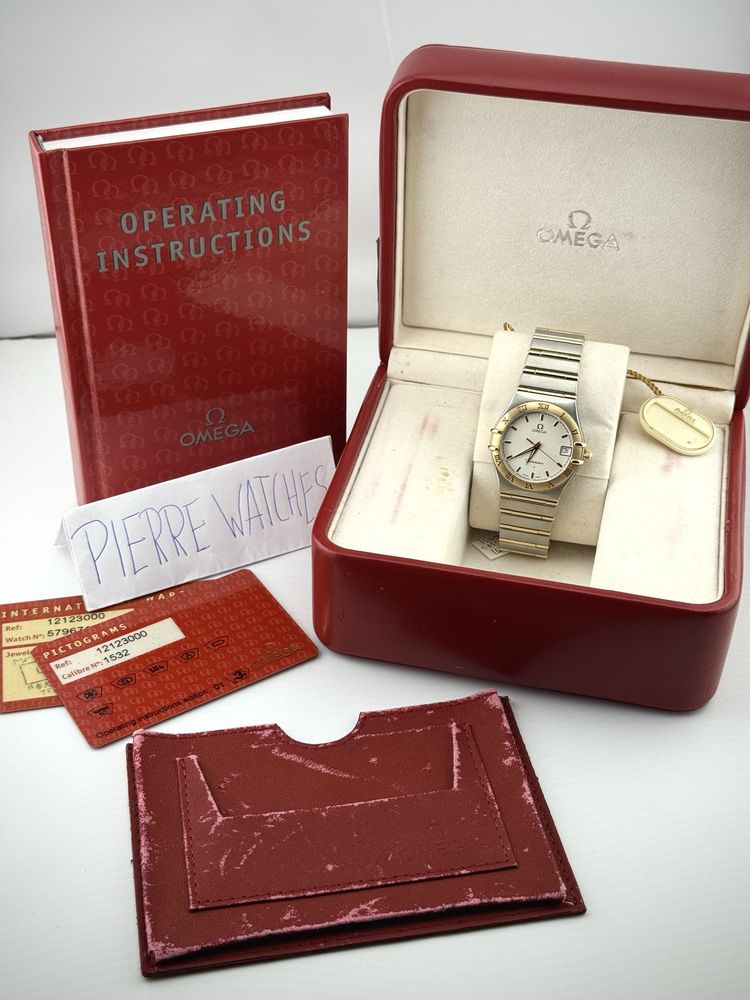 FVAT 23% Fullset Omega Constellation ref. 1212.3000 STAN IDEALNY