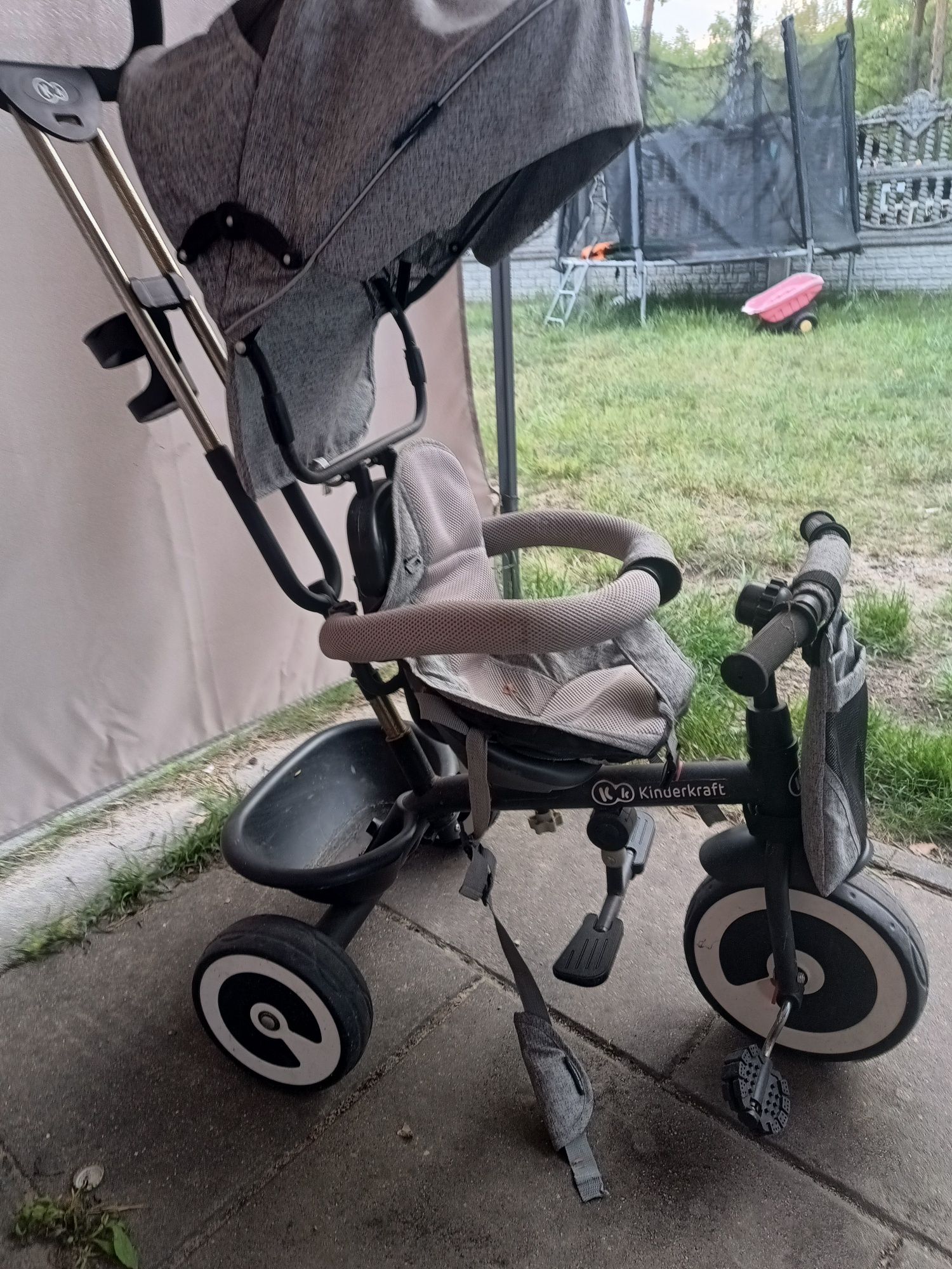 Rowerek-wózek dziecięcy trójkołowy spacerówka Kinder Kraft