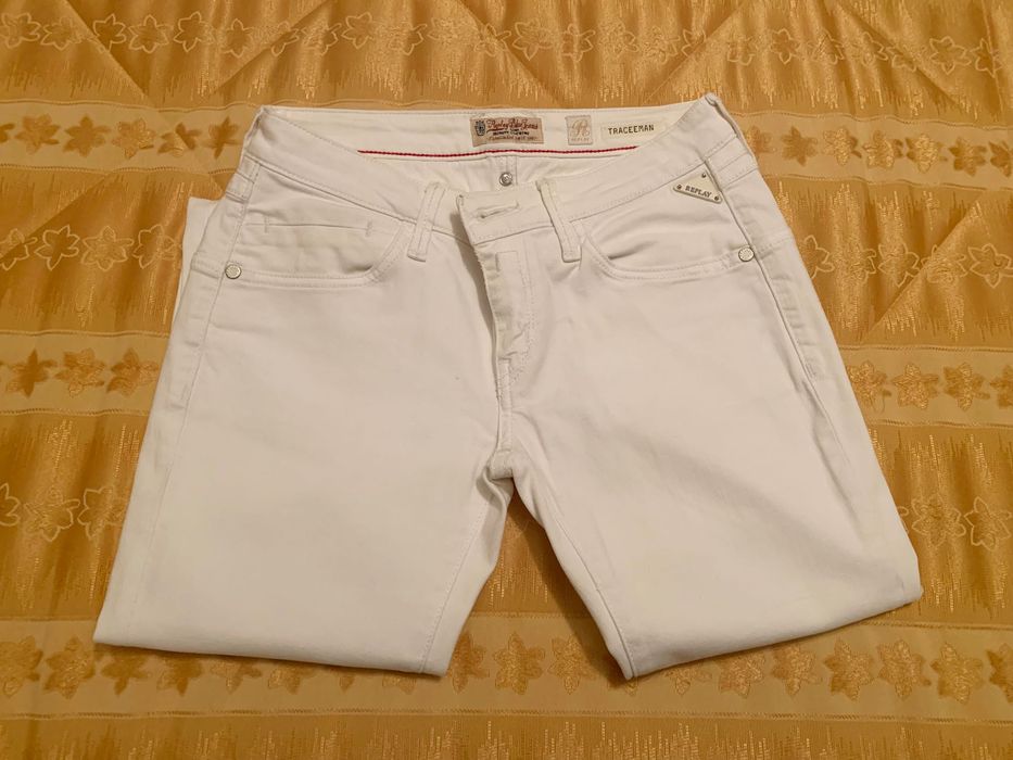 Calças de Ganga Brancas