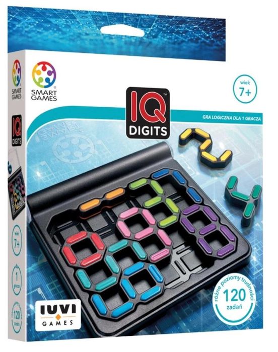 Smart Games IQ Digits (PL) IUVI Games IUVI Games pudełko,149x145 mm