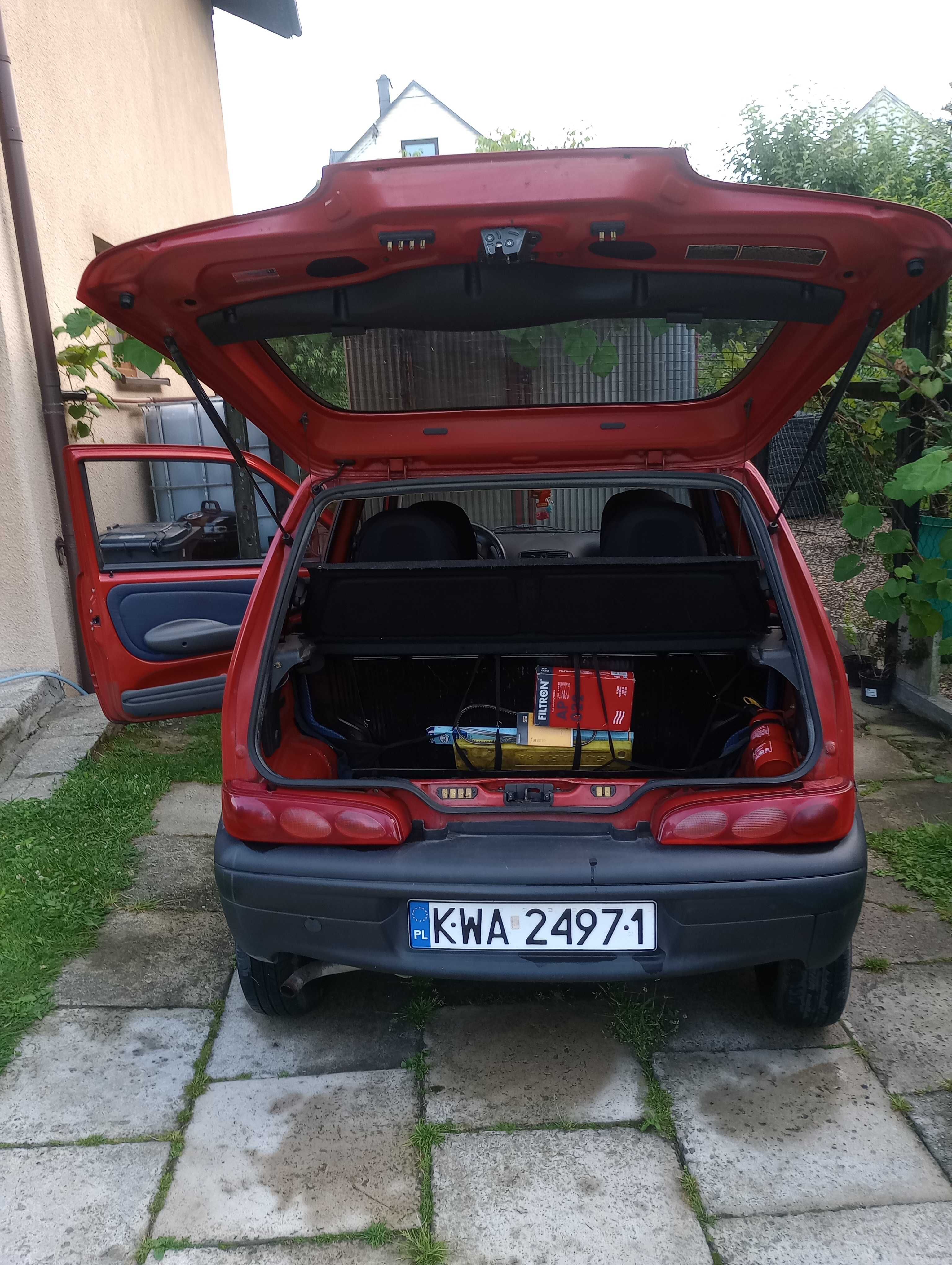 Fiat Seicento czerwony