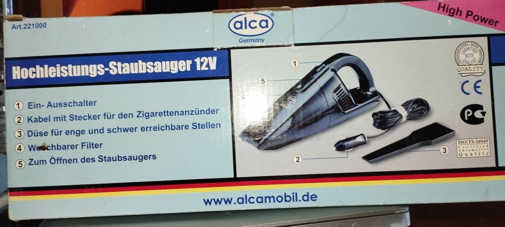 Автопилосос ALCA AS-221 60 Вт сухе прибирання