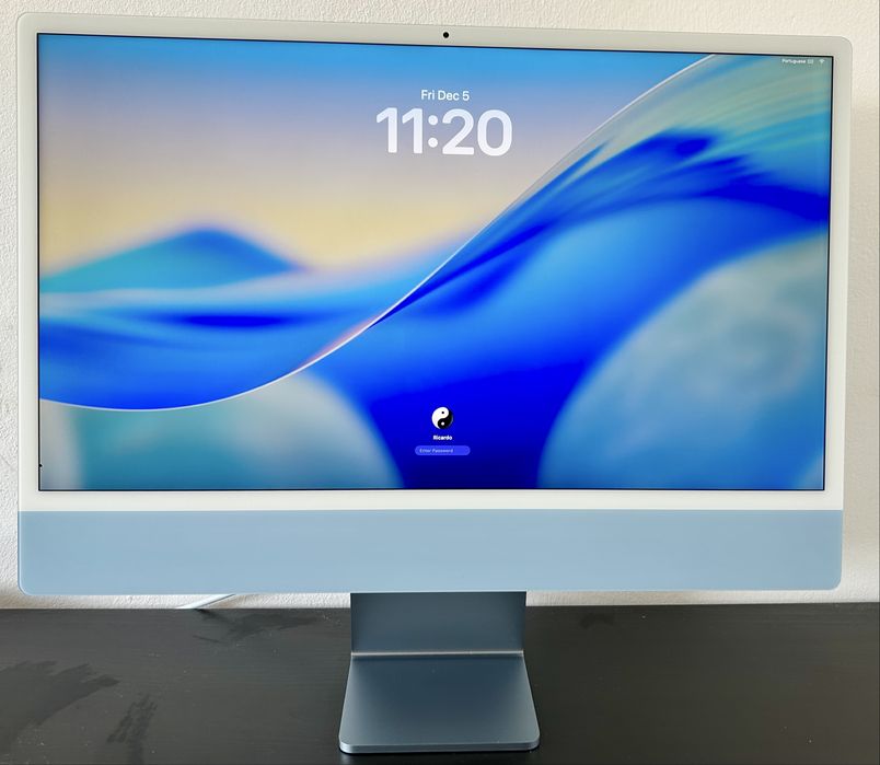 Apple iMac M1 24'' Azul / 16gb ram 256gb ssd