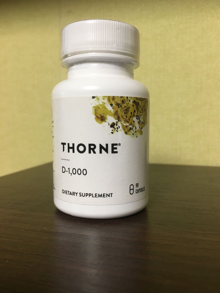 Вітамін  Д3 від Thorne та Kirkman Labs