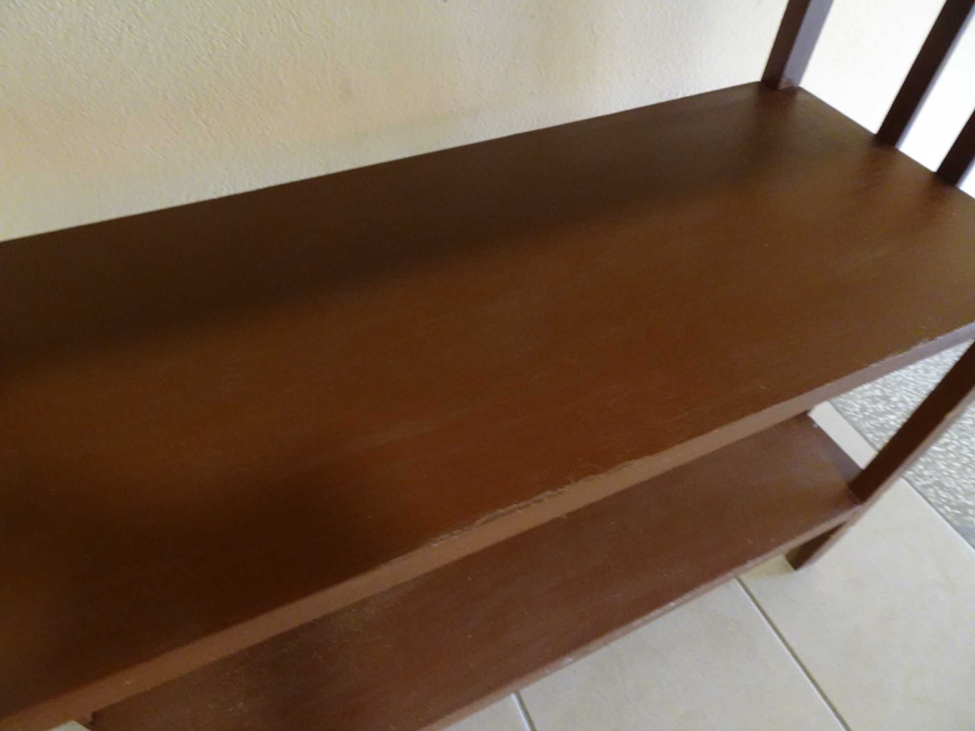 Etażerka drewniana lata 60 vintage PRL półka regał 3 półki 93,5x76x32