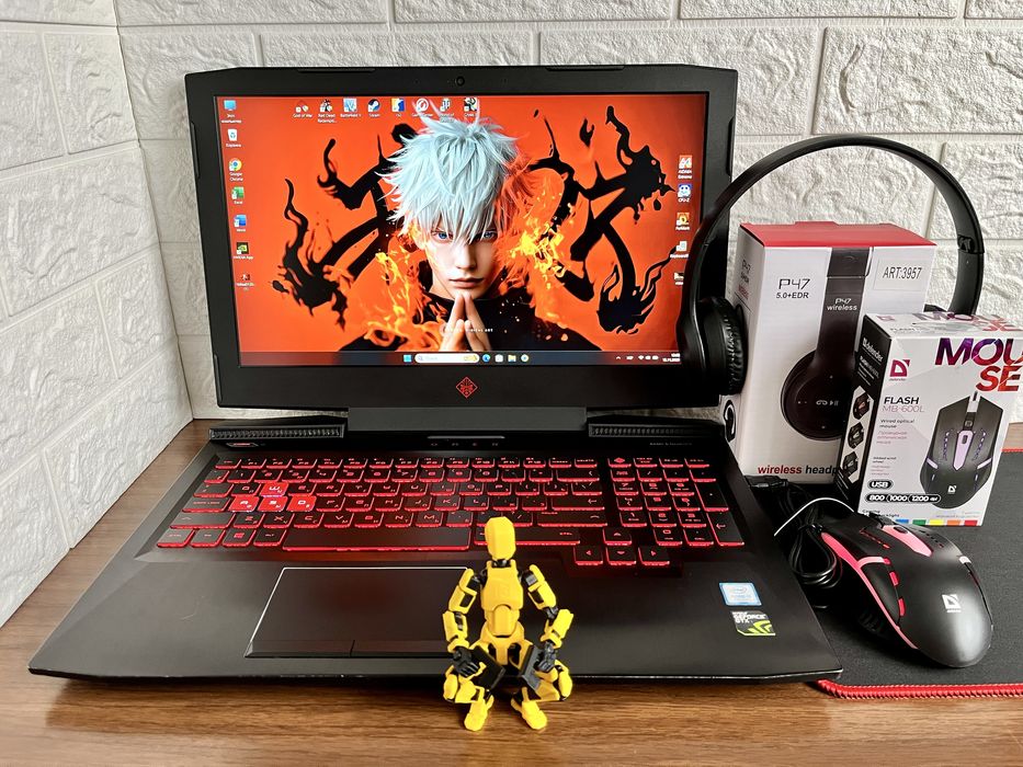 HP Omen на Core i5 + Nvidia GTX + 16Gb + SSD + игры + комплект