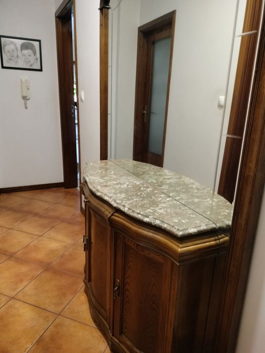 Móvel de corredor/entrada/sapateira "só aceito dinheiro em mão"