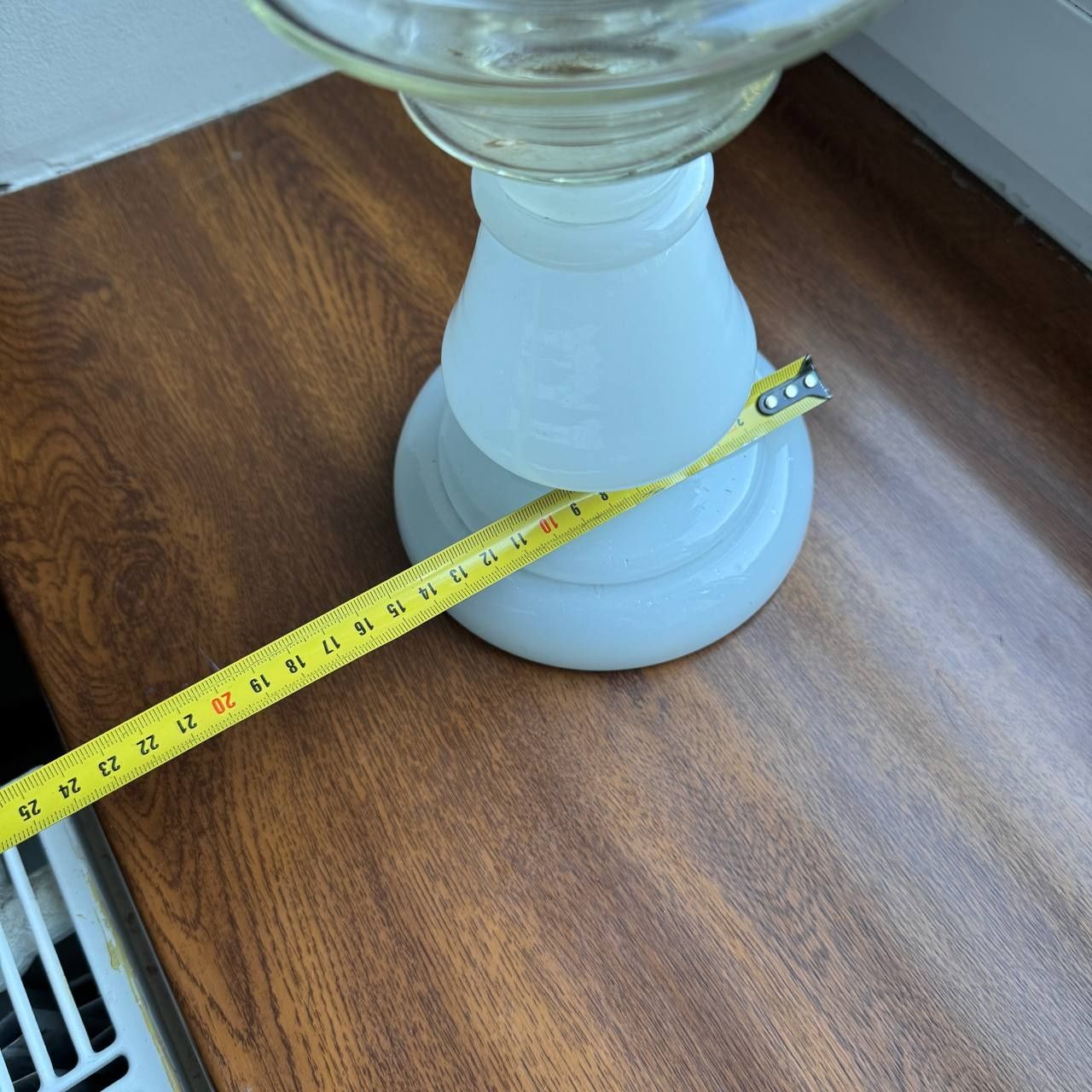 Lampa naftowa Szklana PKP XIX pocz XX wieku