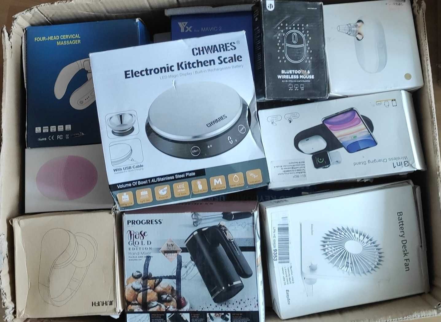 Amazon Boxy Elektronika Zarobek Drobna Palety Nadwyżki Mystery Box