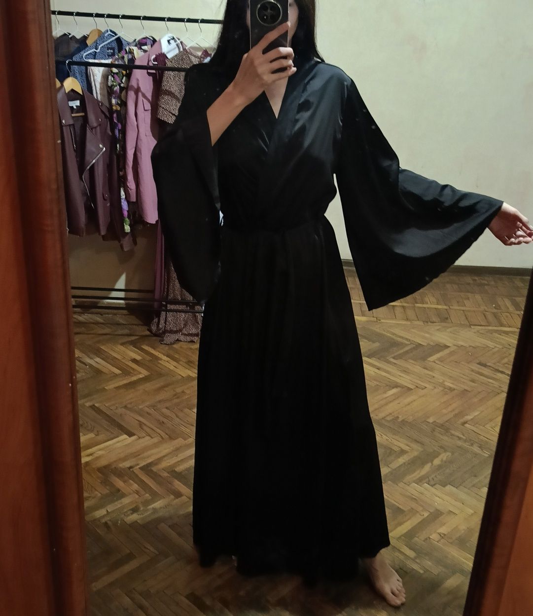 Атласный халатик