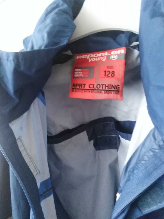 Kurtka przeciwdeszczowa, przeciwwiatrowa rozmiar 128 reporter