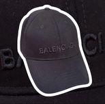 Czapka balenciaga czarna model klasyk
