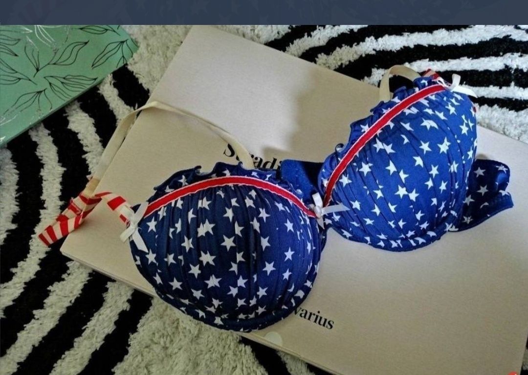 Stanik biustonosz push-up bielizna NEW YORKER nowy. xs.  70B  75B