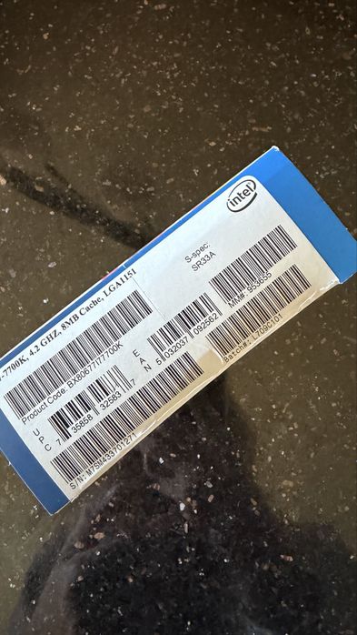 Procesor Intel Core i7-7700K LGA1151 – nowy, tylko otwarte pudełko