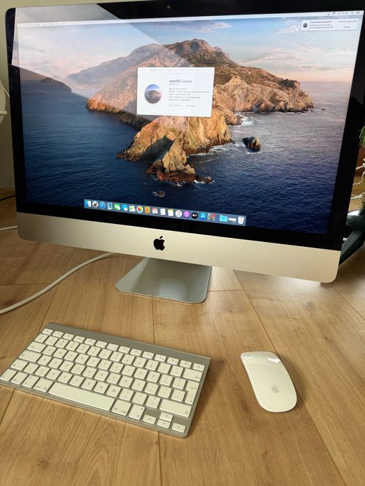 iMac 27 Late 2012 – i5/12GB RAM/1TB – z oryginalną klawiaturą i myszą