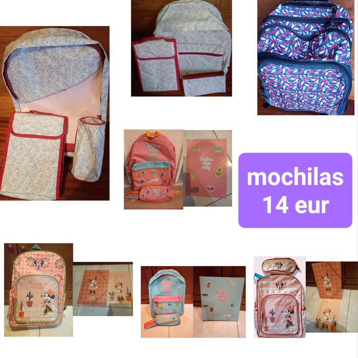 Mochilas  e conjuntos escolares novas