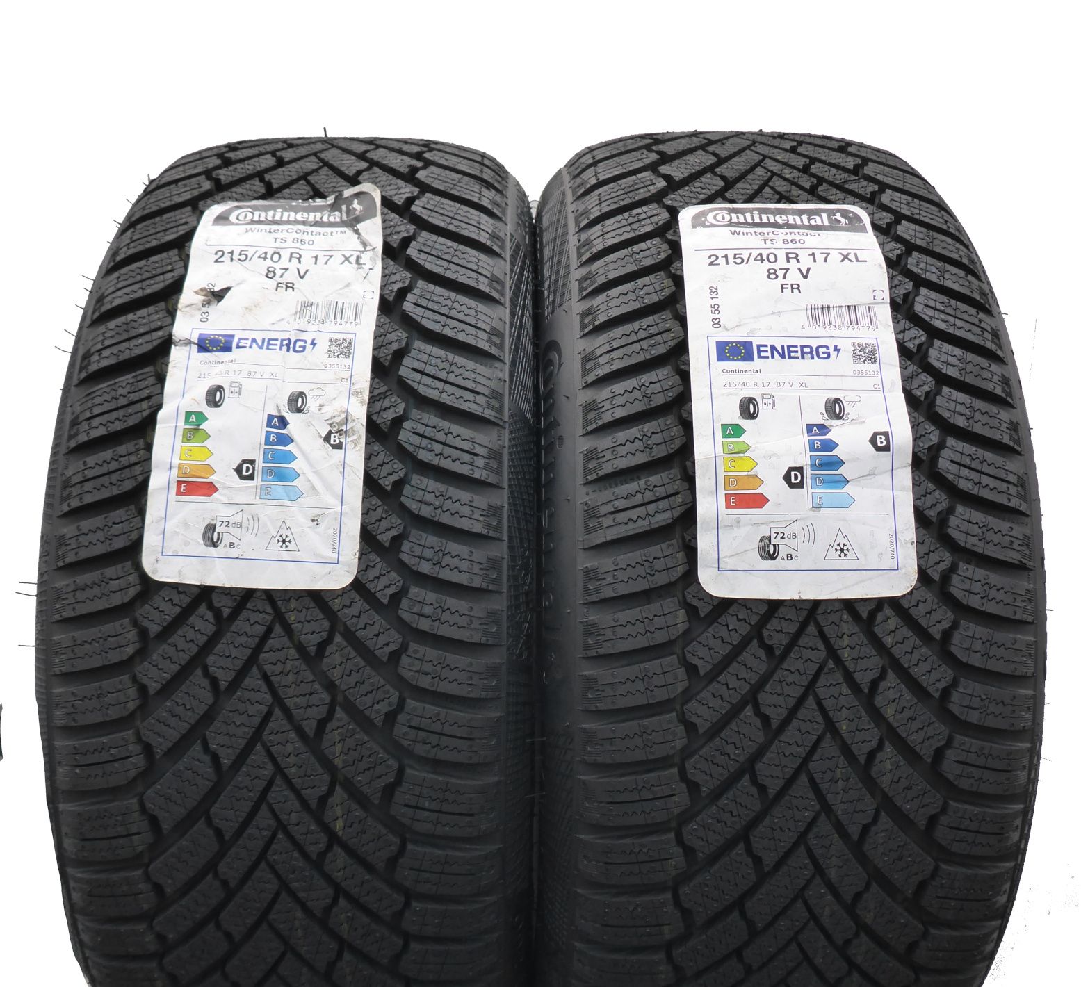 Opony 215/40/17 Continental 215/40R17 87V TS860 Zimowe 2021 Jak Nowe