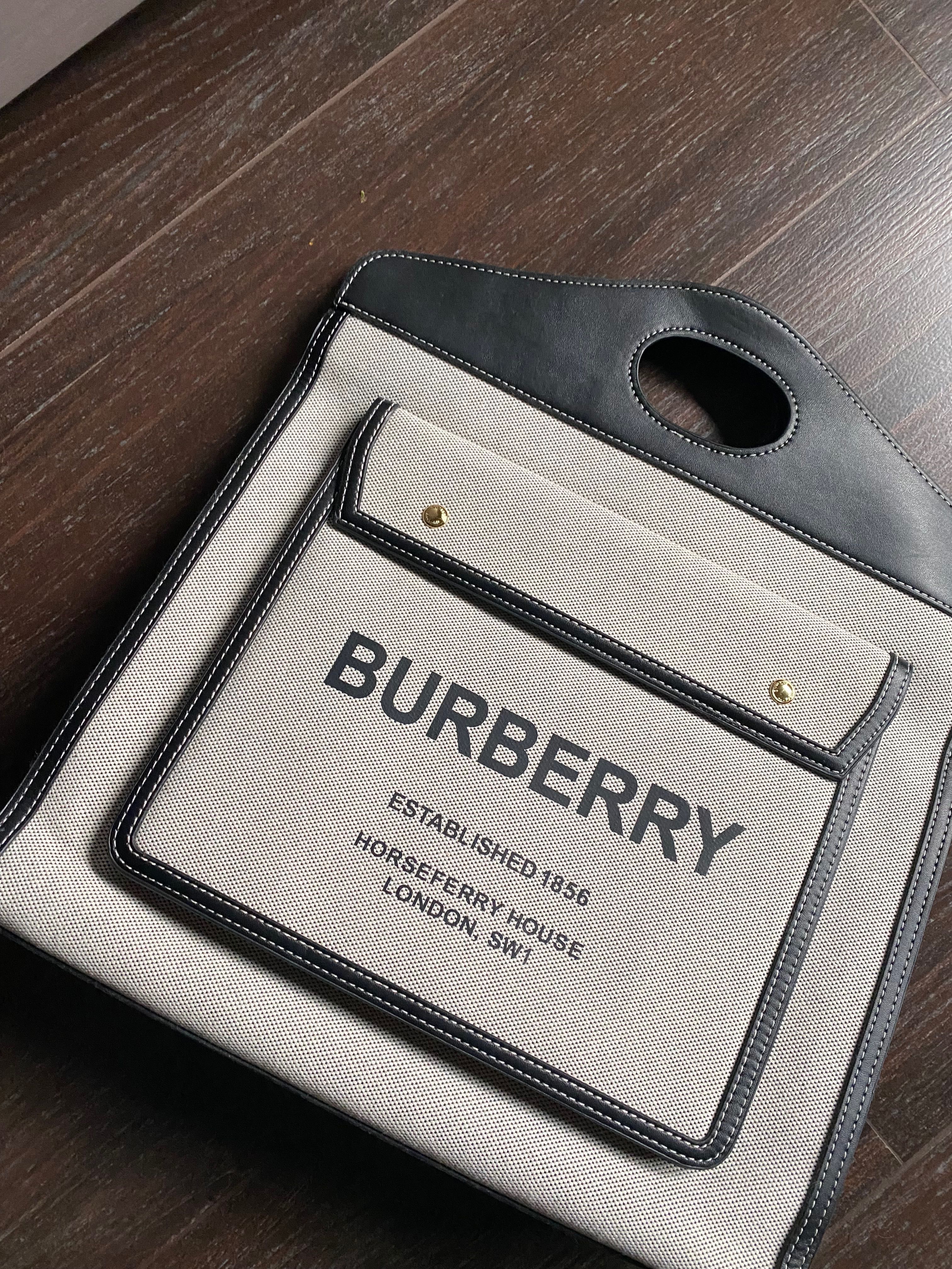 Burberry szara torebka