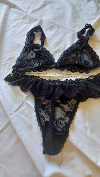 Conjunto preto lingerie