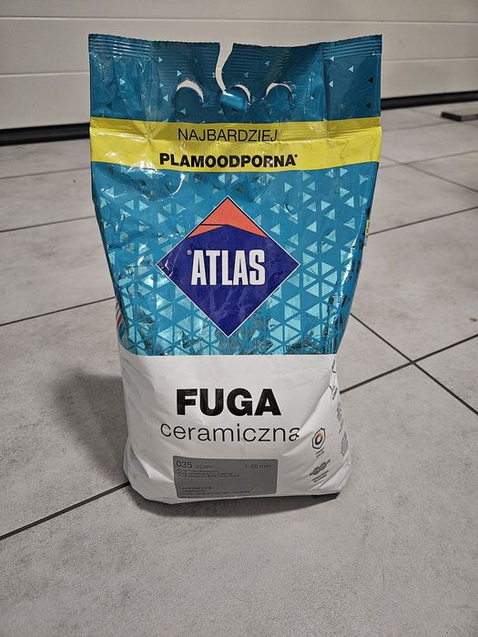 5 kg Fuga atlas ceramiczna 035 szary szara