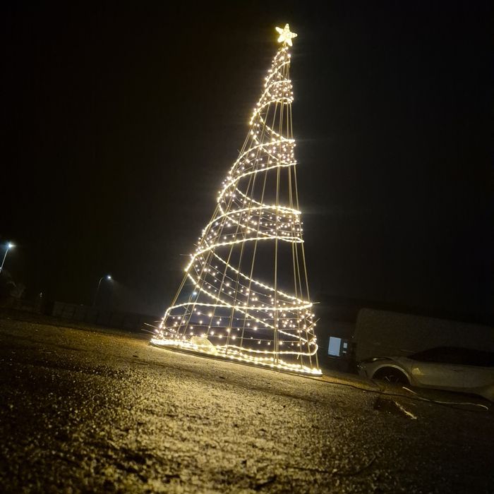 Choinka Led 3D Metalowa Składana