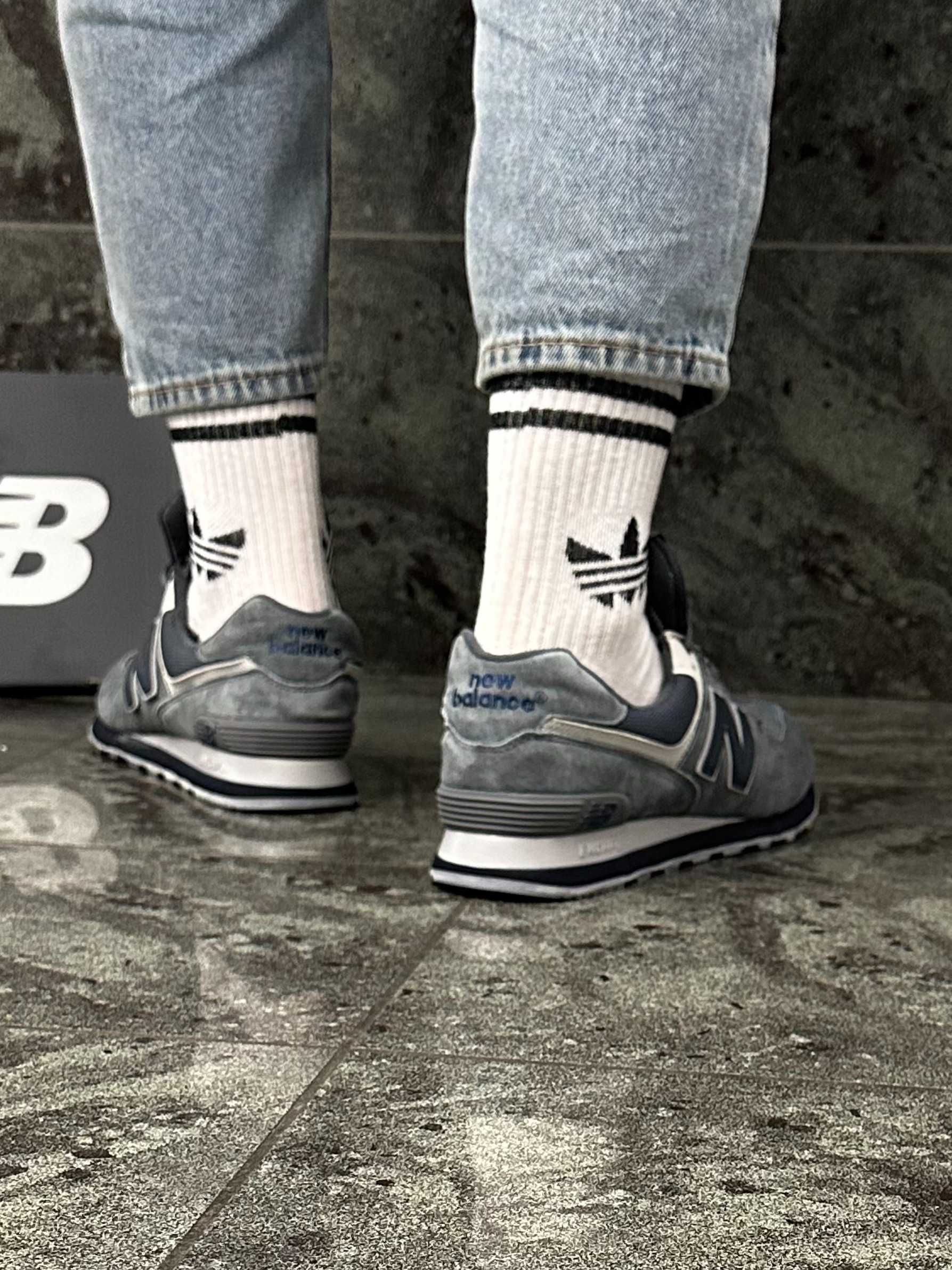 !SALE! New Balance 574 Gray/Navy 36 37 38 39 40 41 42 43 44 45 46 nb