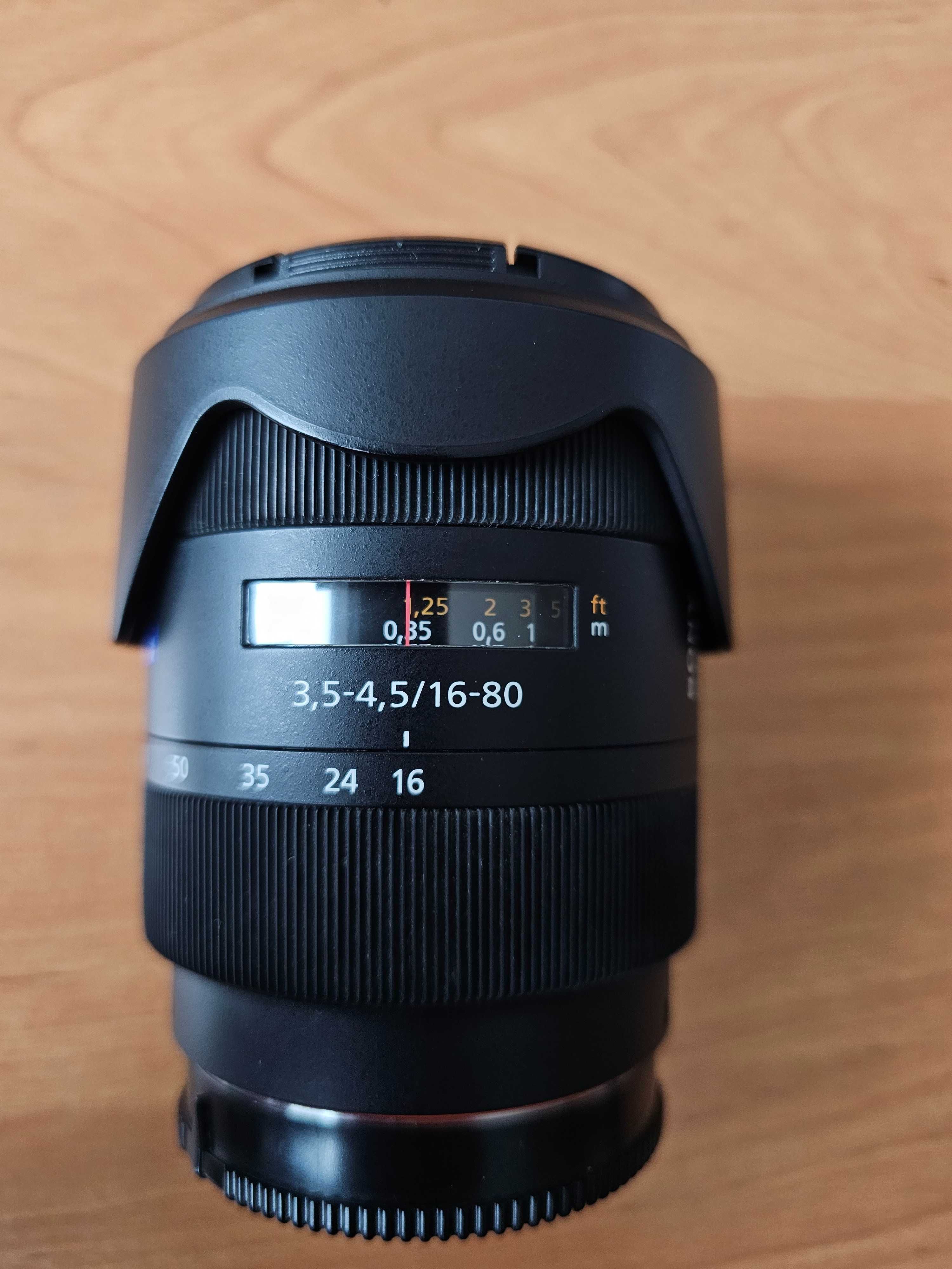 Carl Zeiss 16-80 mm F3.5-4.5 DT Vario Sonnar T* Sony A E UV Hoya Pro1