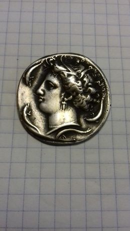 Монета Грецька"АРХАIКА" зi срiбла.